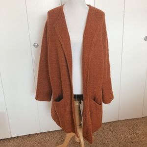 Burnt orange cardigan